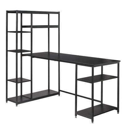 Columbine Multiple Storage Shelves Computer Desk