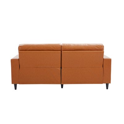 Orisfur Modern Style Leather Sofa 2 Seat