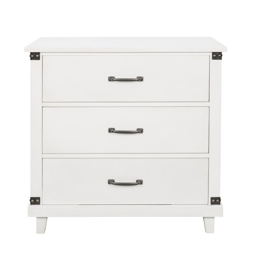 Shiro Nightstand with 3 Drawers