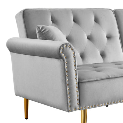 Haruto Velvet Upholstered Sofa