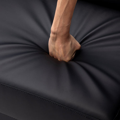 Orisfur Leather Convertible Folding Sofa