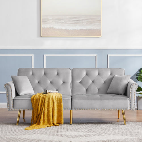 Gyuri Velvet Tufted Sofa