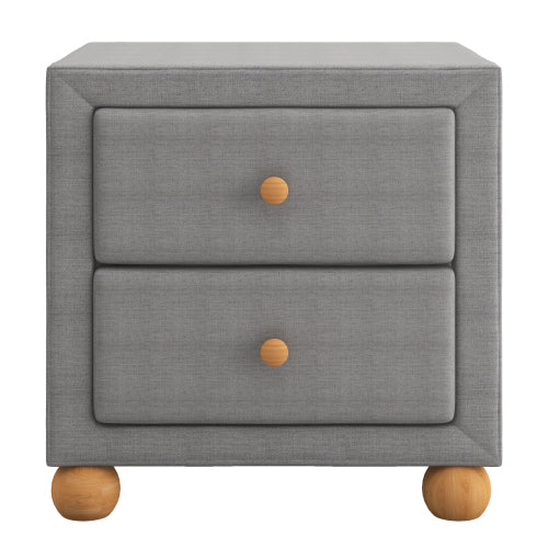 Zane Upholstered Storage Nightstand