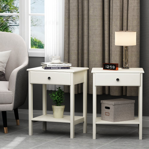 Barrow Side Table with Drawer