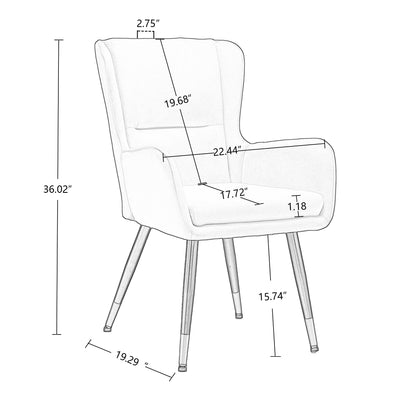 Modern Accent Dining Chair
