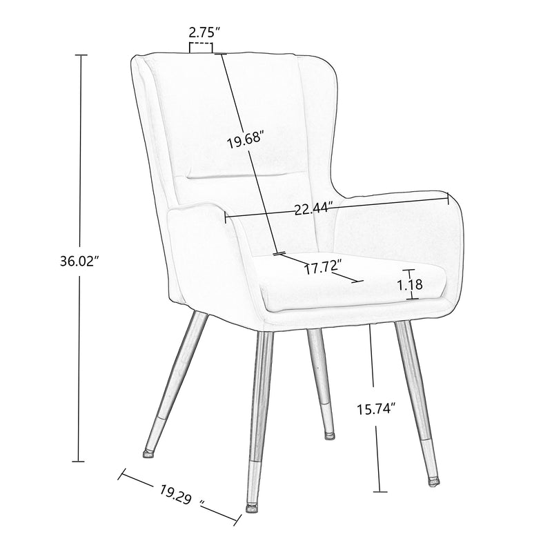 Modern Accent Dining Chair