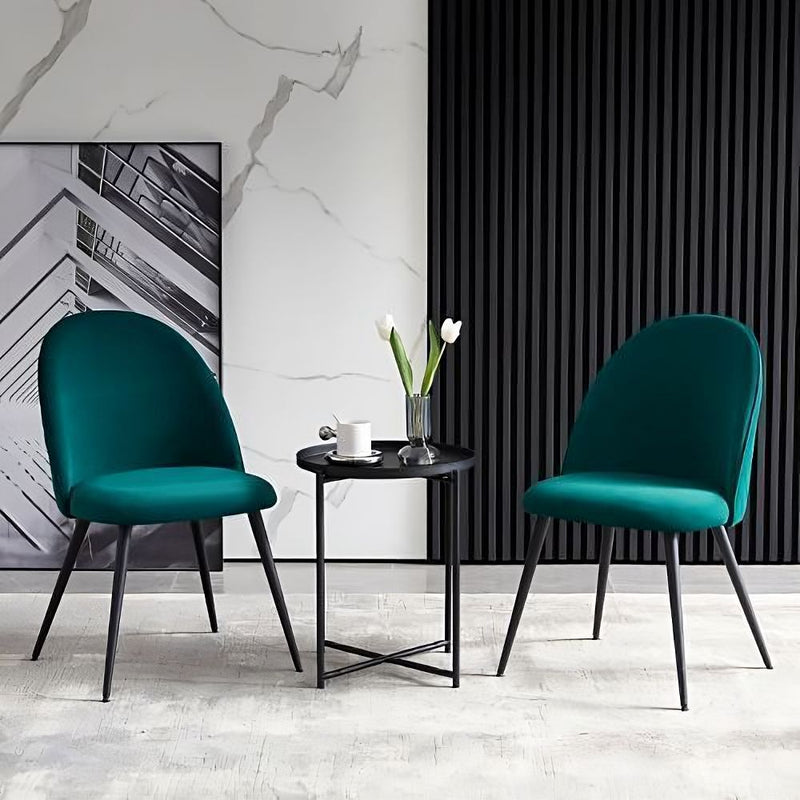 Cole Velvet Dining Chair [Set of 2]