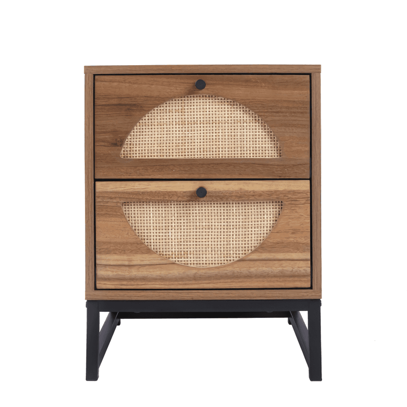 Franty Natural Rattan Nightstand