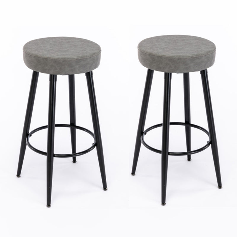 Industrial Round Barstool [Set of 2]