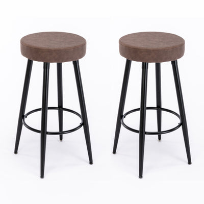 Industrial Round Barstool [Set of 2]