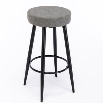 Industrial Round Barstool [Set of 2]