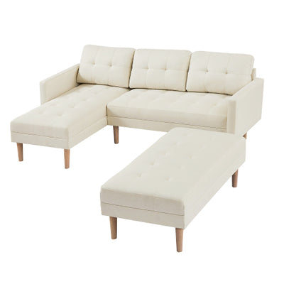 Booker L-shape Sofa with Ottoman